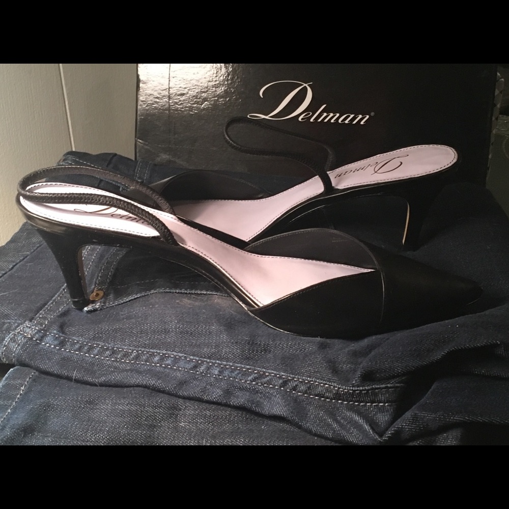 Delman slingbacks